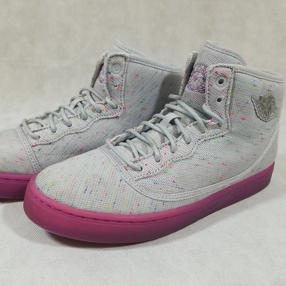 Nike Air Jordan Jasmine GG Size 7 Wolf Grey‎ Purple Dusk Silver